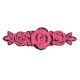 Queen Pink Rose Distressed Iron Pull Cabinet Handles